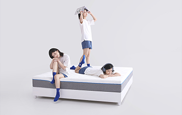 记忆棉床垫拍摄